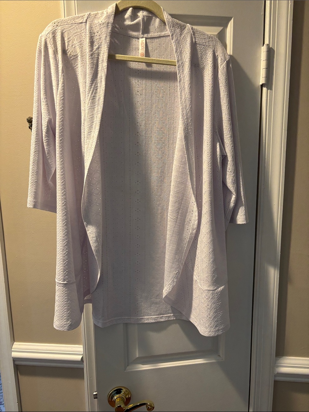 Light white Open-Front Women's Sweater Cardigan